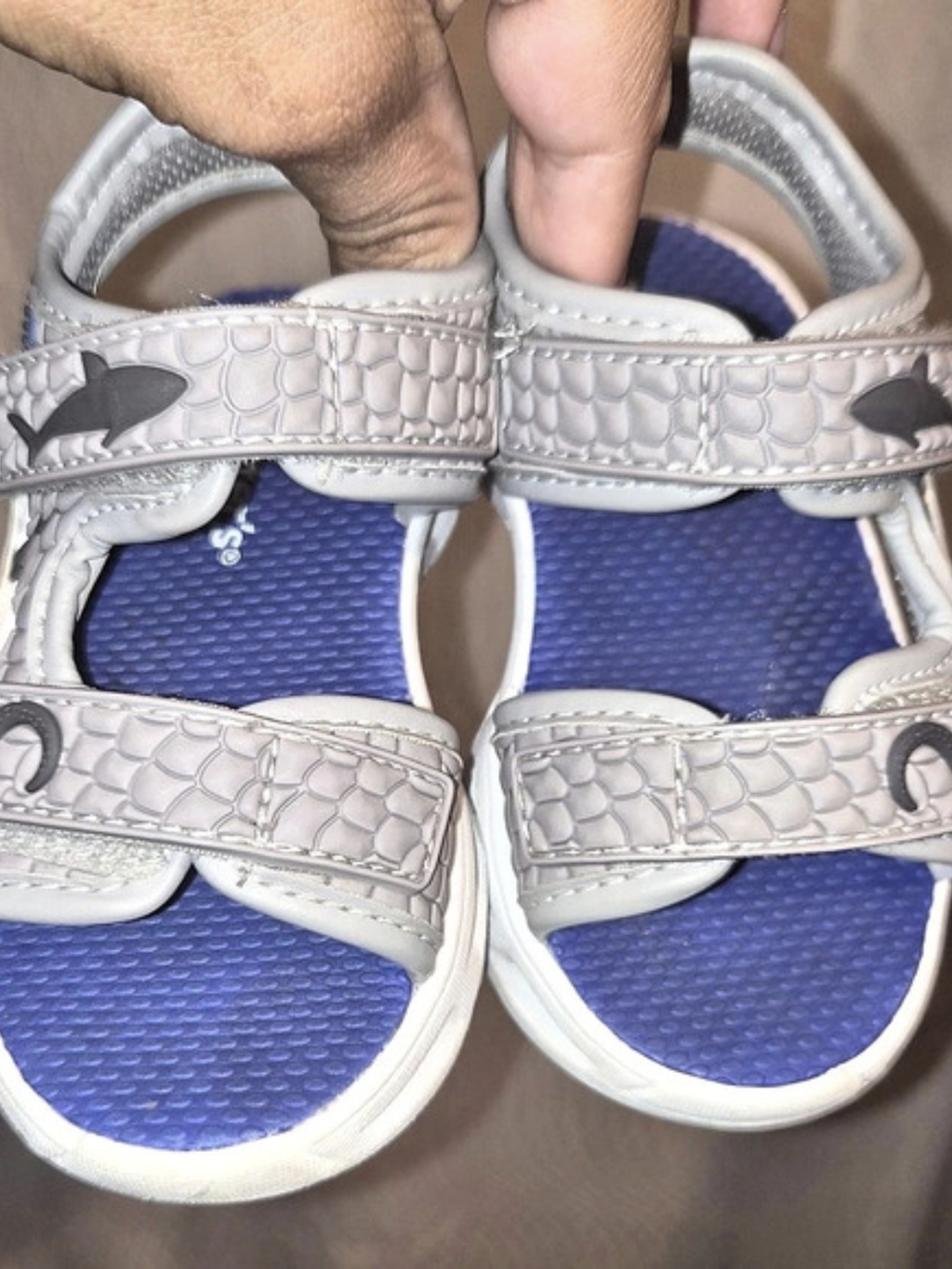 Stride Rite Soft Motion Splash Sandal Grey Shark
